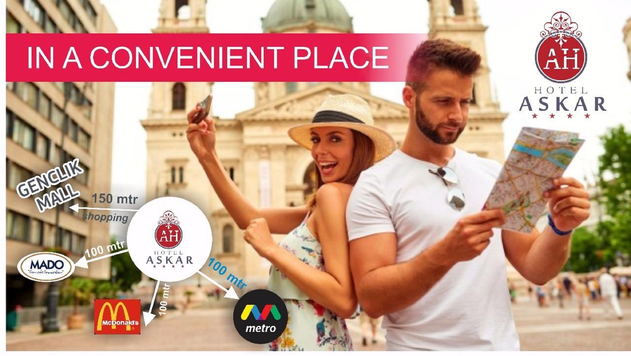 Askar Hotel Баку Екстериор снимка